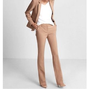 Express columnist barely boot mid rise work pants